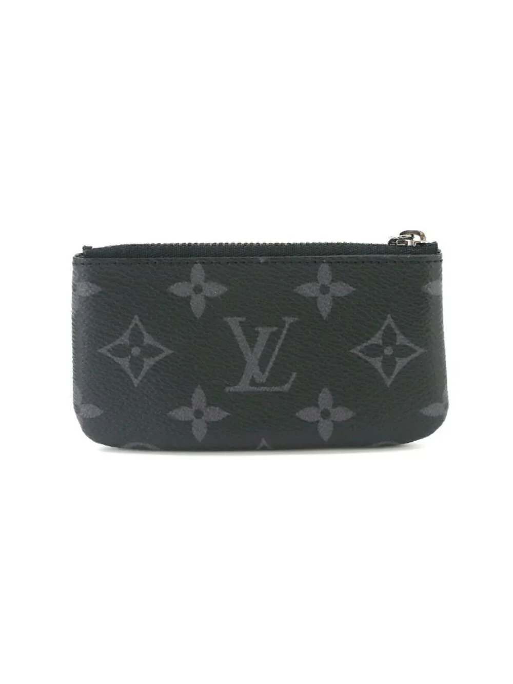 Louis Vuitton Monogram Eclipse Reverse Card & Key Case Pochette Cles Coin Purse